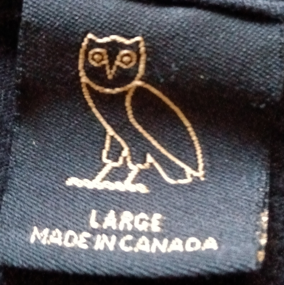 OVO October's Very Own's by Drake "October Athletics Dept" Black Long Sleeve - Picture 3 of 4